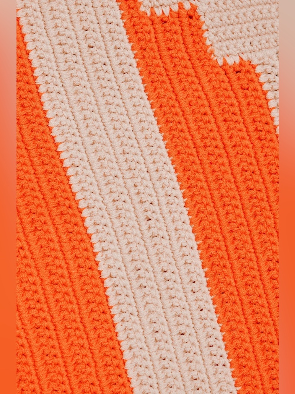 SANDRO Cropped striped crochet top
Orange Beige Original Price $220 - Picture 4 of 9